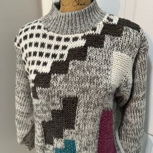 Vintage Patterned Sweater